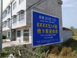 赤水墙体广告质量分析