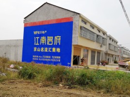 赤水农村墙体广告在不同形式上面展现的不同特色