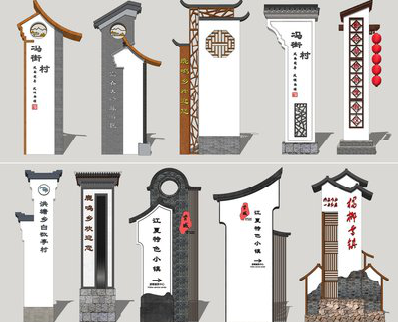 赤水美丽乡村标识标牌有哪些分类？